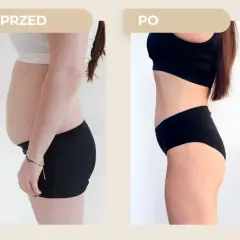 Przed i po: widoczna metamorfoza sylwetki, która pokazuje, jak schudnąć i osiągnąć płaski brzuch.